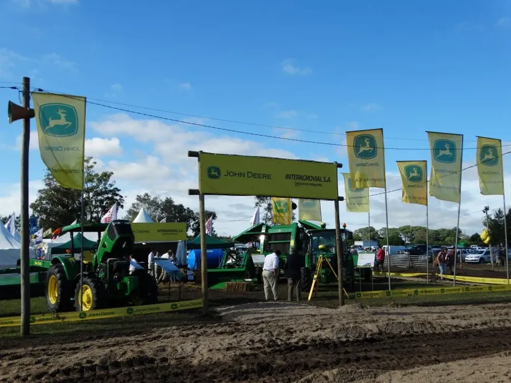 Se incrementó la presencia de expositores de maquinaria para el agro.