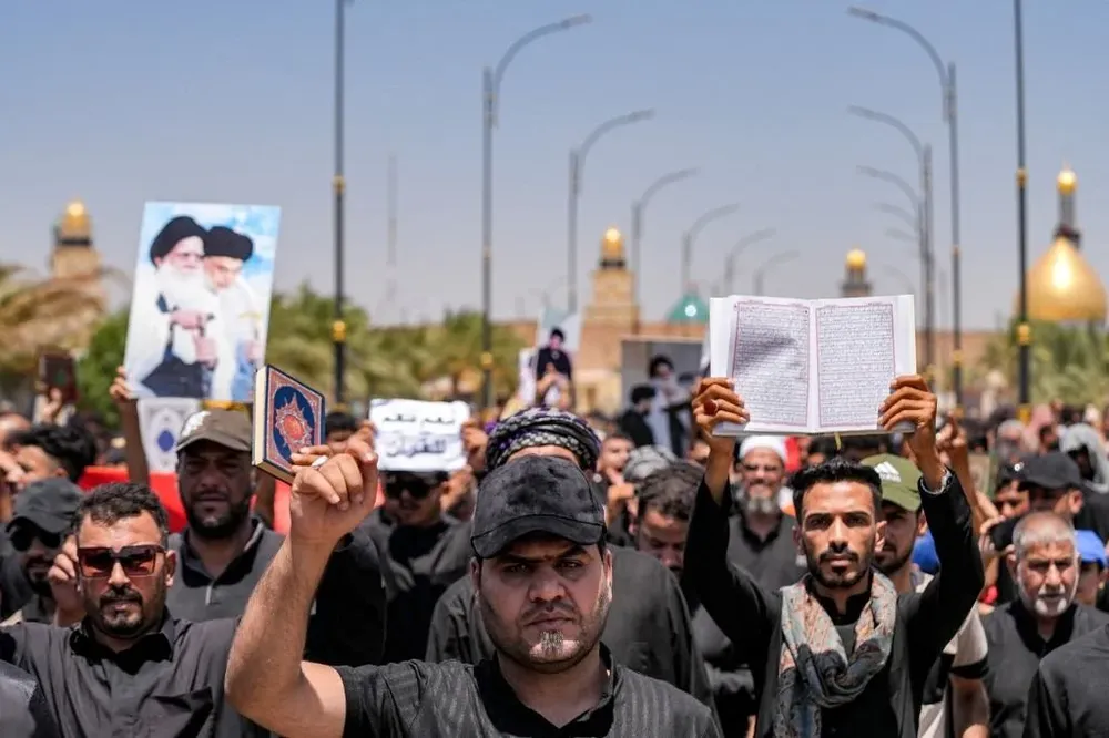 Protestas en Iraq contra la quema del Corán en Suecia y Dinamarca