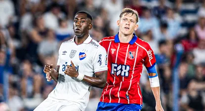 Gonzalo Carneiro de Nacional ante Central Español por el Torneo Apertura