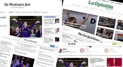 Qué opinan los medios de EE.UU. sobre Sheinbaum y su triunfo arrollador en México