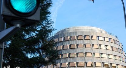 Vista de la fachada del Tribunal Constitucional