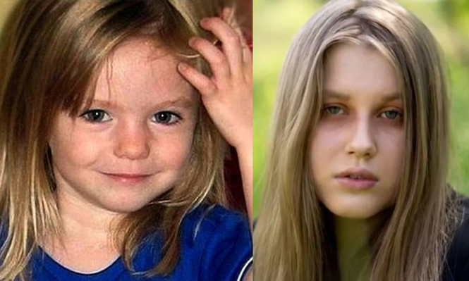 Madeleine McCann y Julia Wendell, la joven polaca que dice ser la niña desaparecida.