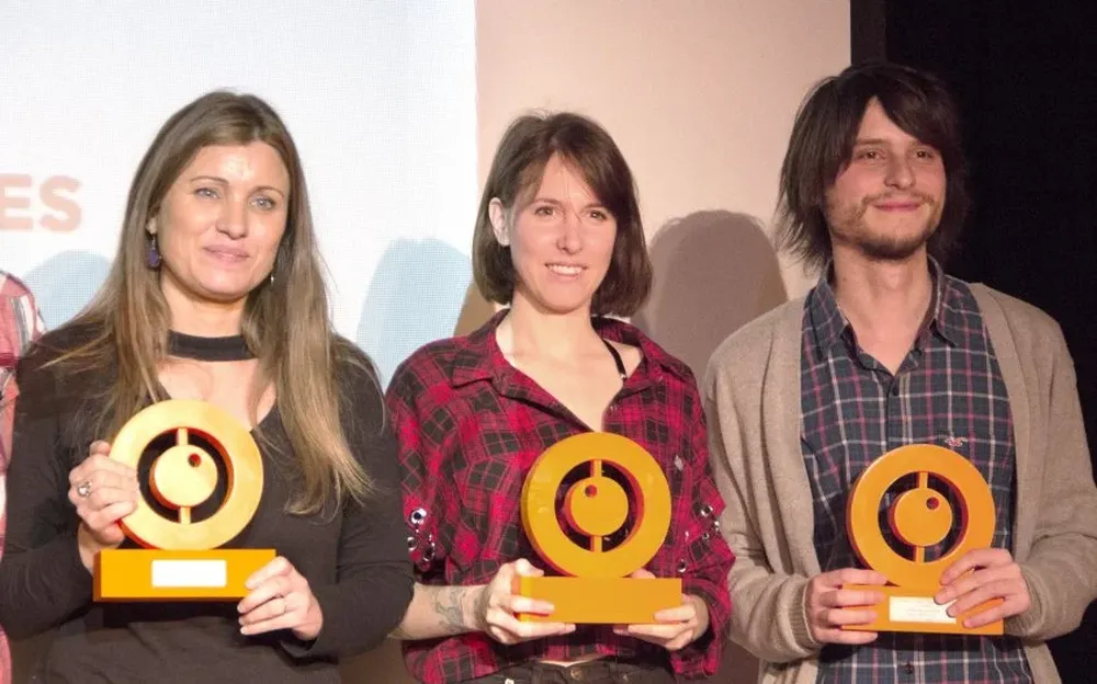 Mercedes Lafourcade(Editorial Basilisa), María Eugenia Montiel(Livegan) y Mateo Mera(Rishikesh Record)