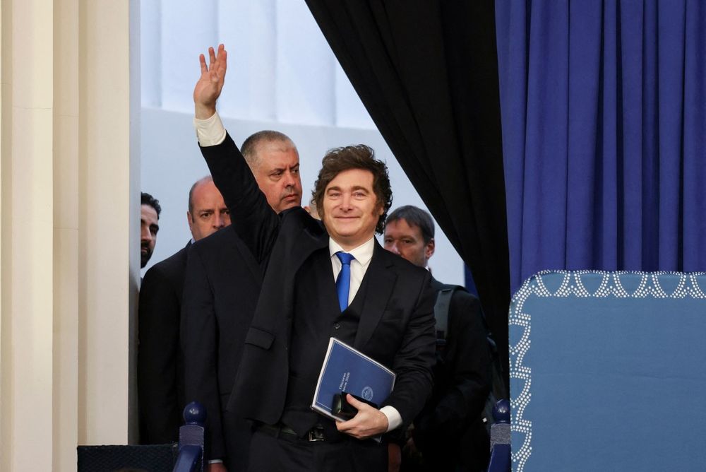 Milei en Universidad Yeshiba - 9-11-26 - AFP