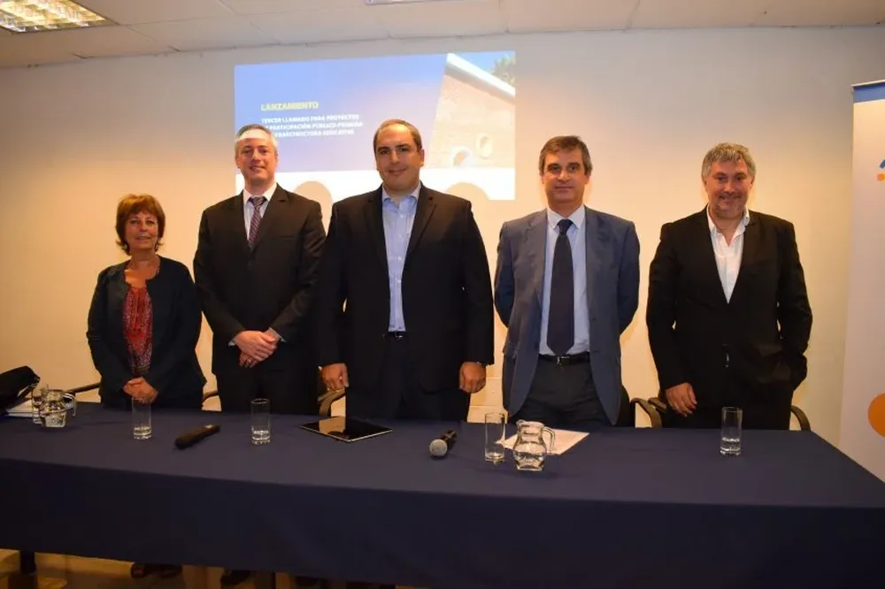 Marisa Lindner, Germán Benitez, Pablo Ferreri, Alvaro Garcia y Martin Tomé