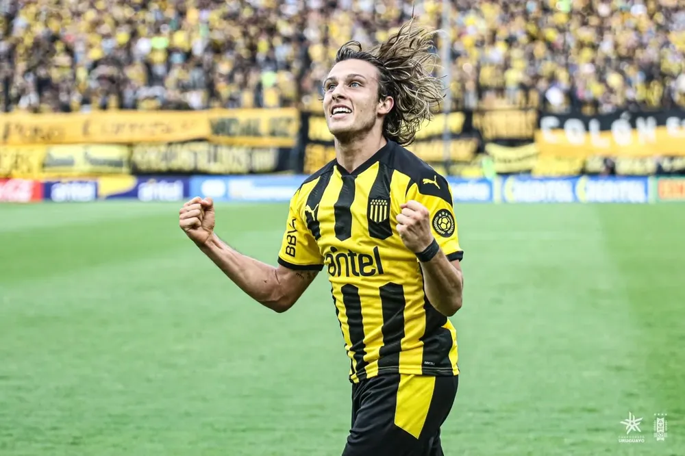 Agustín Canobbio anotó el primer gol de Peñarol