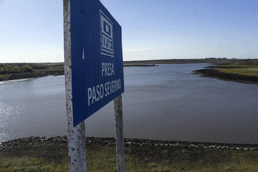 Represa de Paso Severino tiene menos de 2 millones de metros cúbicos de agua