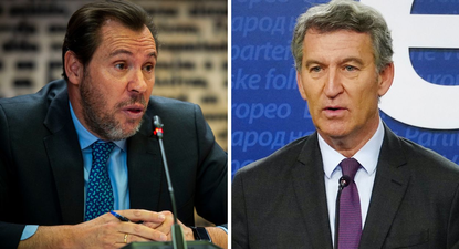 Oscar Puente y Alberto Núñez Feijóo