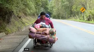 La odisea de un venezolano parapléjico para buscar medicina en Colombia