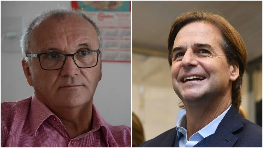 Richard Read y Luis Lacalle Pou