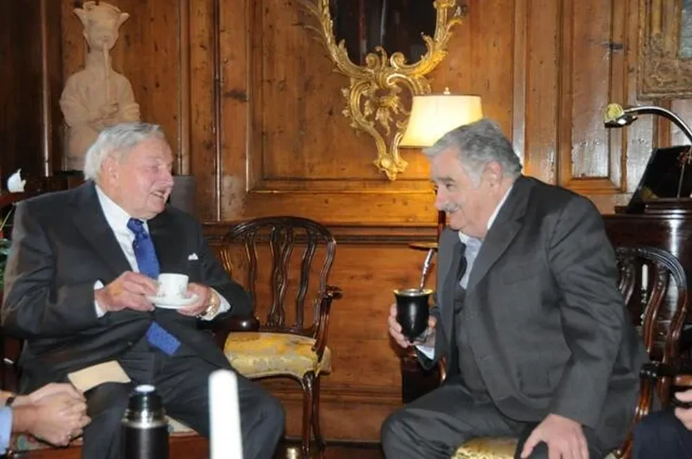 José Mujica con David Rockefeller