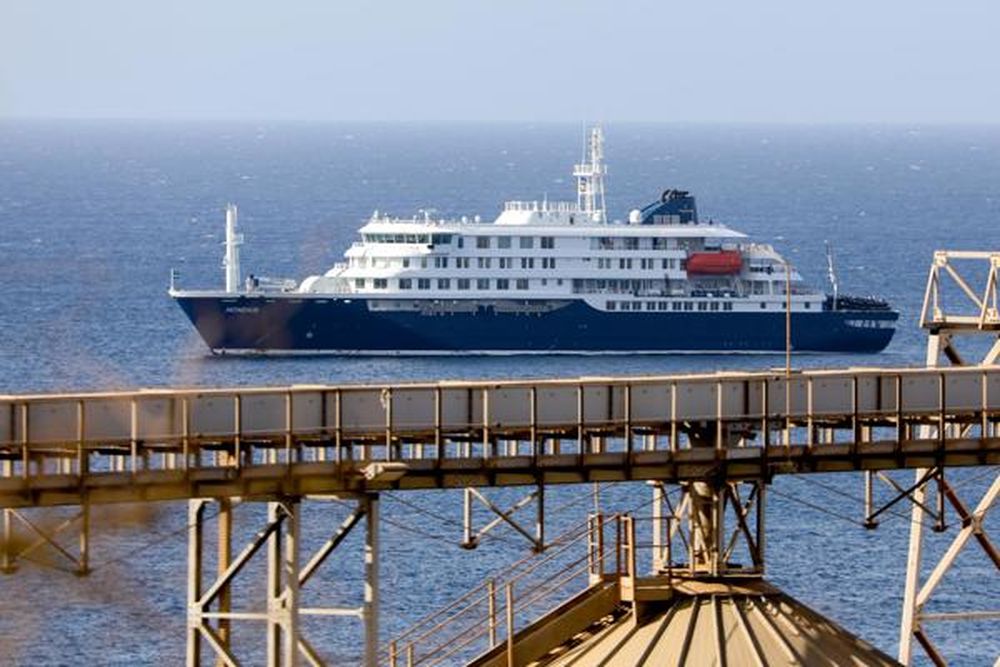 El crucero MV Hondius