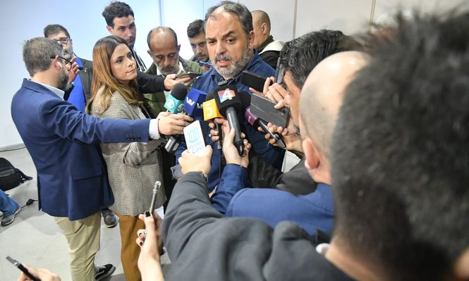 Charles Carrera en conferencia de prensa este miércoles