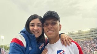 Franco Fagúndez en el Parque Central