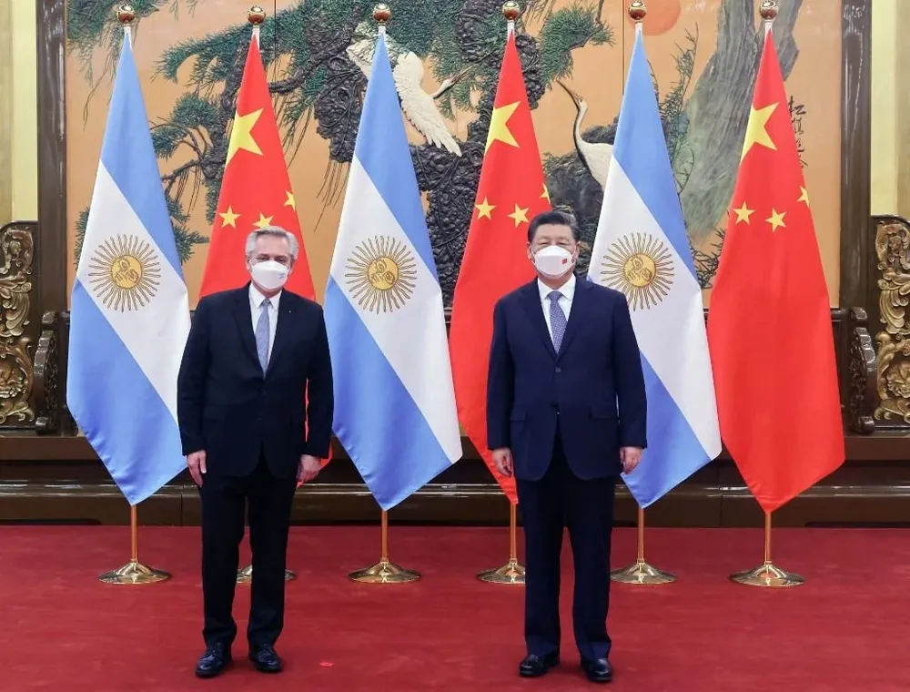 Argentina y China acaban de intercambiar las copias del memorándum de entendimiento.