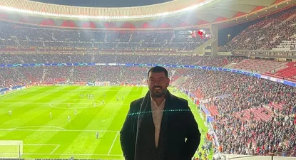 Edgardo Lasalvia en el Metropolitano de Madrid