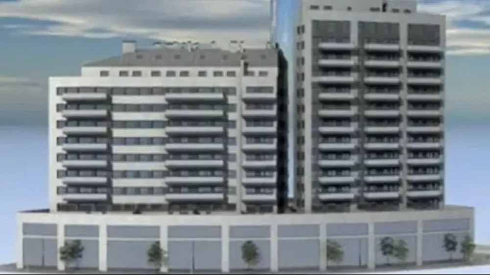 Video promocional del edificio incendiado