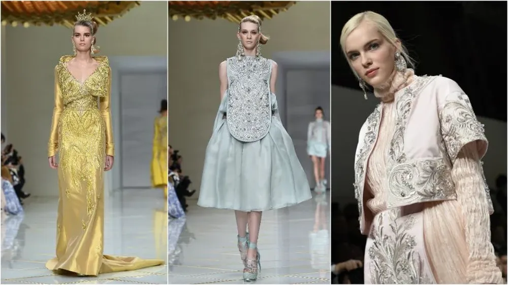 El primer desfile en París de Guo Pei se inspiró en el ave fénix