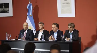 El equipo económico del gobierno de Mauricio Macri.