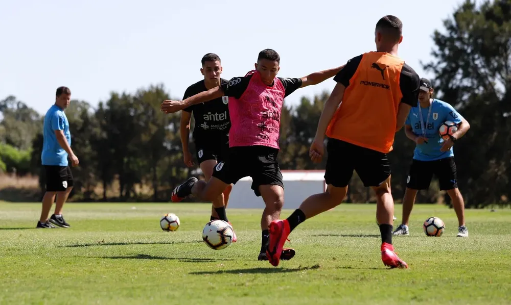 La selección uruguaya sub 20 comenzó a preparar el Sudamericano de enero el 2 de marzo, pero los entrenamientos se supendieron por la pandemia del coronavirus