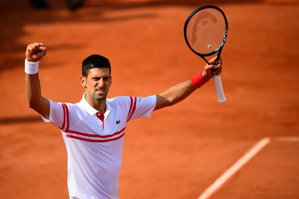 El festejo de Djokovic