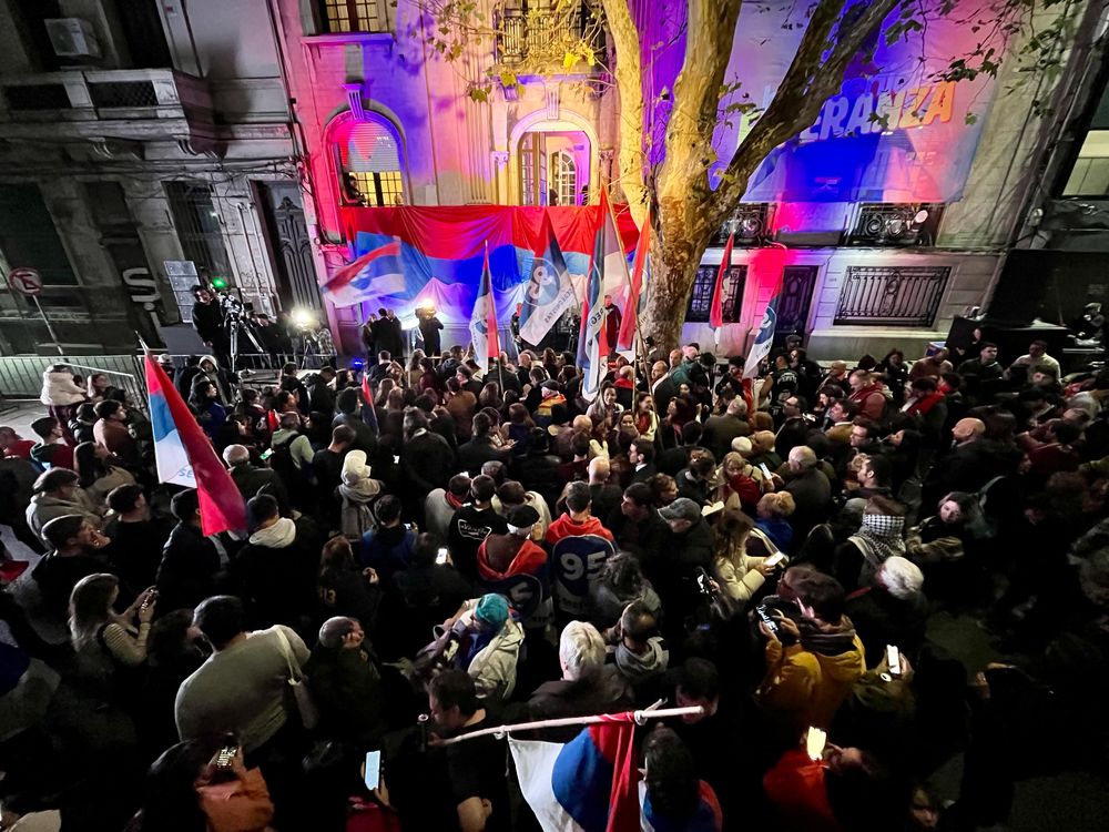 Festejos del Frente Amplio en las elecciones departamentales