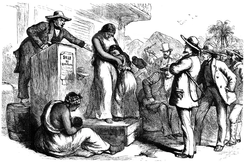 Muchas madres y padres fueron separados de sus hijos por los comerciantes de esclavos.