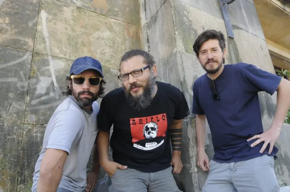 Federico Graña, Nicolás Román y Gonzalo Redín de Los Prolijos.