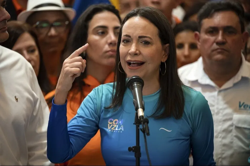 María Corina Machado encabeza la intención de voto para las primarias opositoras en Venezuela del domingo 22 de octubre