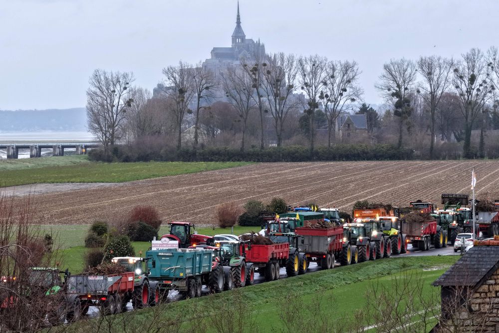 Movilizaci&oacute;n de productores en Francia.