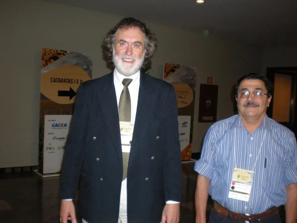 Gonzalo Souto y Humberto Tomasino, de Opypa, en Foz de Iguazú