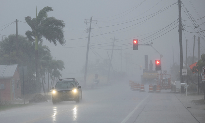 Milton tocará tierra en la costa oeste de Florida, donde se sentían sus efectos este miércoles.