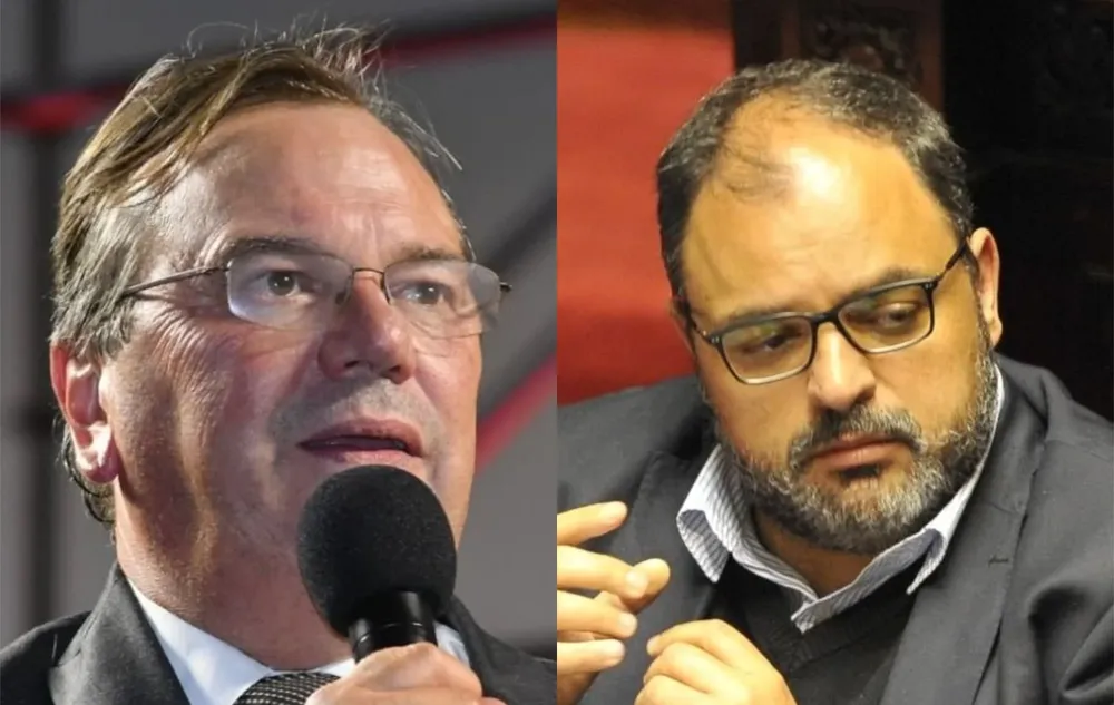 José Luis Falero y Charles Carrera