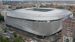 Una imagen del estadio Santiago Bernabéu.  Una imagen del estadio Santiago Bernabéu.