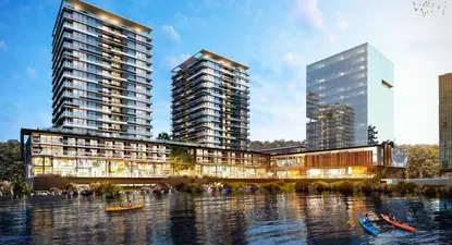 Así se proyecta Cala del Yacht (render), sobre el Lago Calcagno.