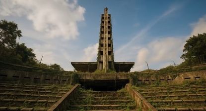 Los estadios del fútbol uruguayo en un futuro apocalíptico creado por IA
