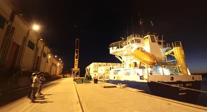 Llegó el primer portacontenedores al puerto de Paysandú