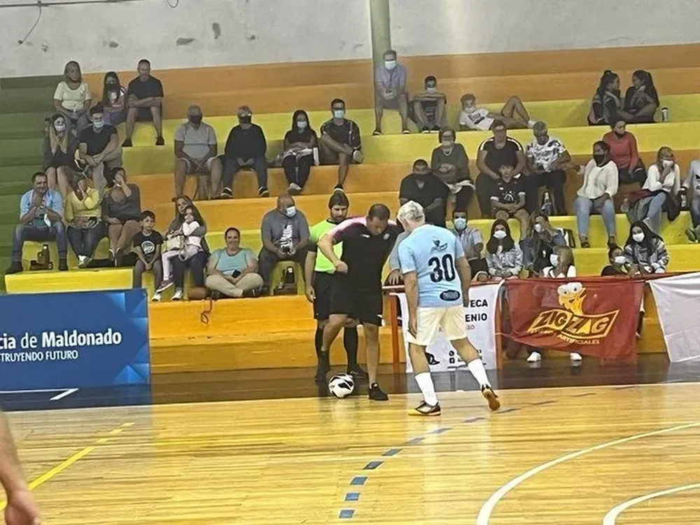 Ignacio Ruglio en el partido de las estrellas