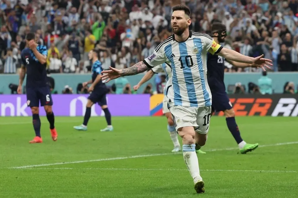 Messi con la albiceleste
