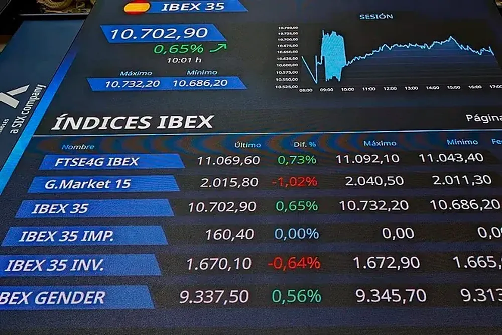 Bolsa española.&nbsp;