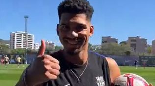 Ronald Araujo volvió a la ciudad deportiva de FC Barcelona