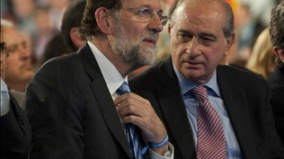 Mariano Rajoy y su ex ministro del Interior Jorge Fernández Díaz