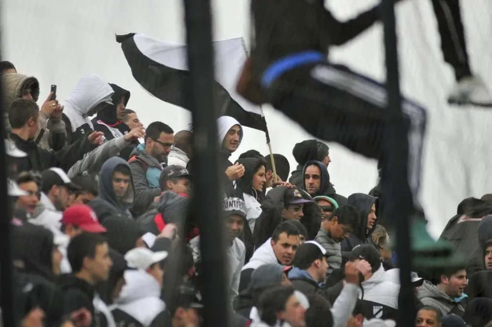 La hinchada de Danubio