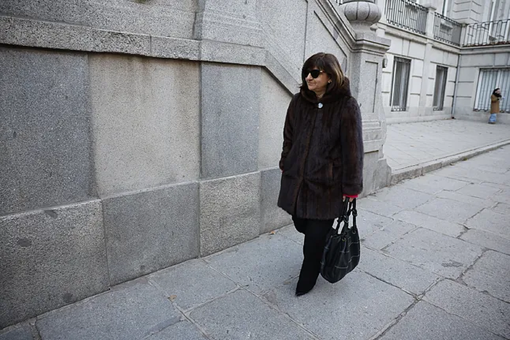 Almudena Lastra, fiscal superior de Madrid, al llegar a declarar ante el juez Hurtado