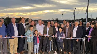 Luis Lacalle Pou en la inauguración