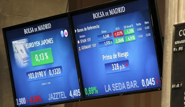 Bolsa de Madrid cae 2,1%