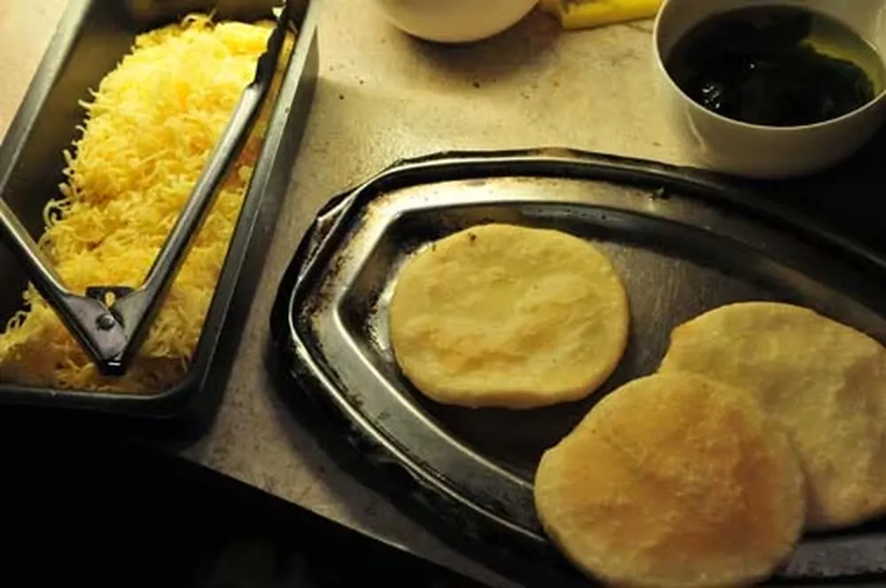 Arepas en la Arepera Chévere