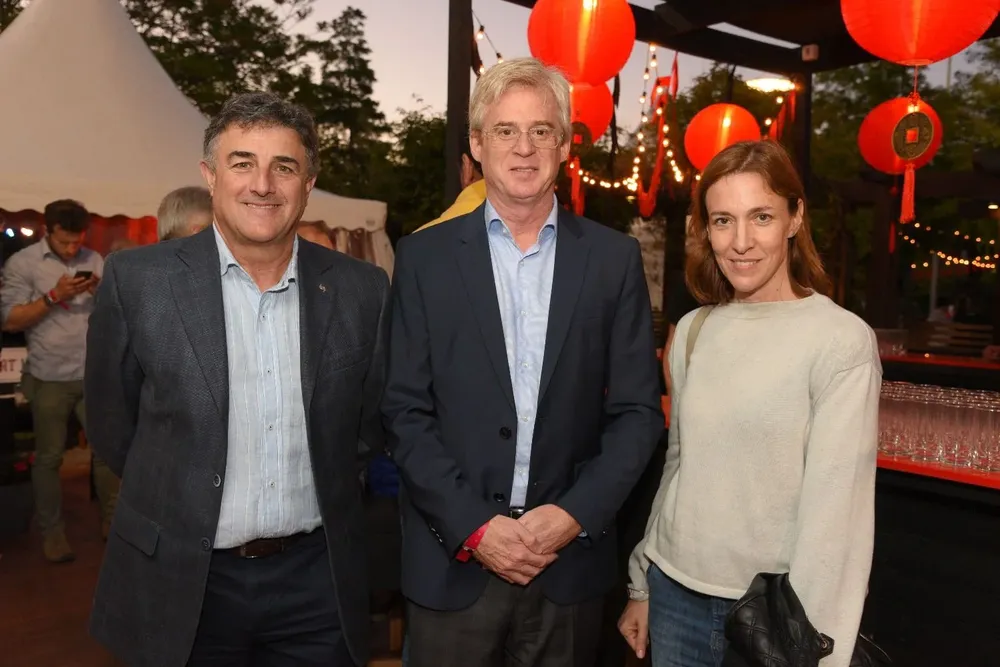 Alberto Noria, Horacio Carrege y Agustina Trapaga