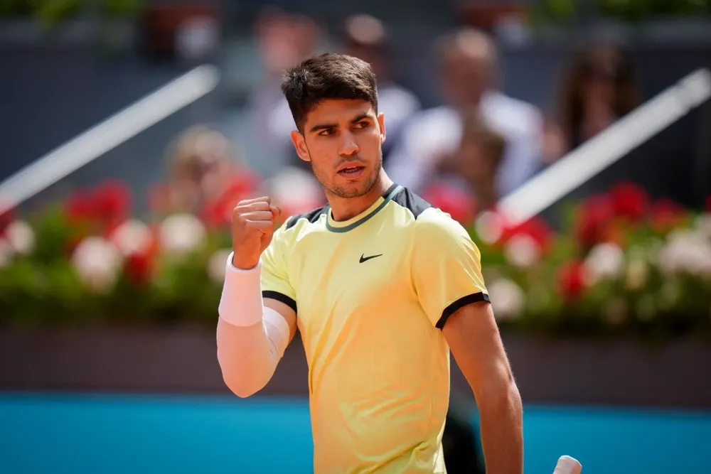 Alcaraz tras el encuentro.