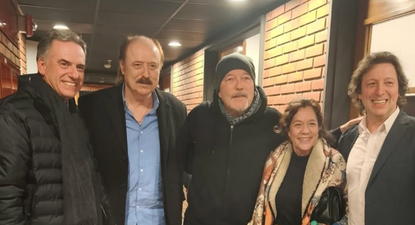 entre buena musica y charla amena, orsi fue al show de ruben blades y se encontro con jaime roos